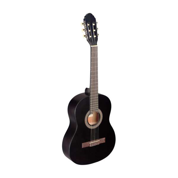 Stagg C430 M schwarz klassische Akustik Gitarre 3/4