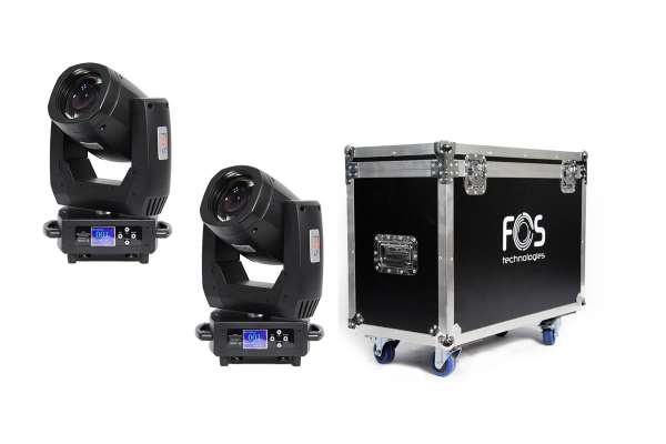 FOS Beam 150 Set Moving Head Set 2x Beam 150 + Tourcase