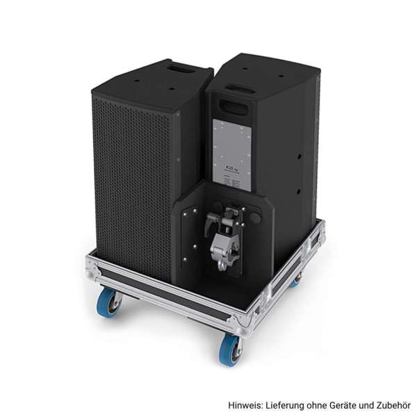 Seeburg Acoustic Line Flightcase für 2x K20 + 2x MultiRigg™