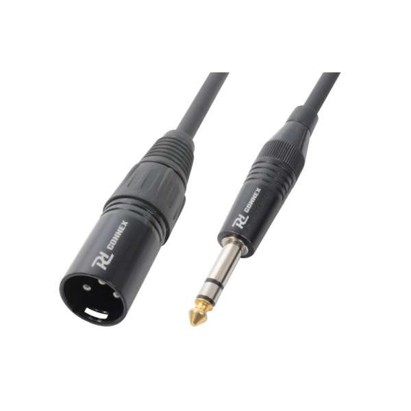 PD Connex Adapterkabel XLR male / 6,3mm Klinke Stereo 0,15m