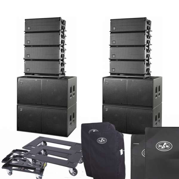 DAS Audio EVENT210A aktives Groundstack Line Array System BWare DAS