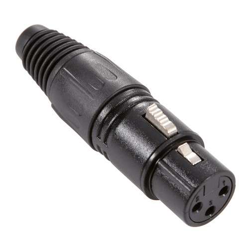 Adam Hall Connectors 7849 - XLR Stecker female schwarz