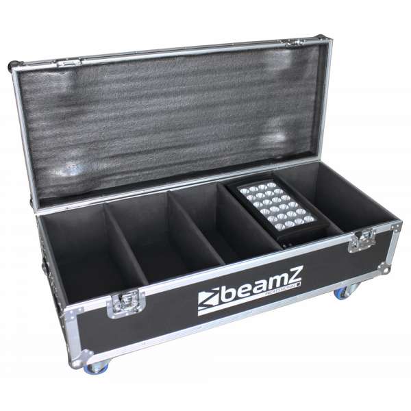 BeamZ Professional Flightcase FL4 für 4x Star-Color 240 oder 360 Wash Lights