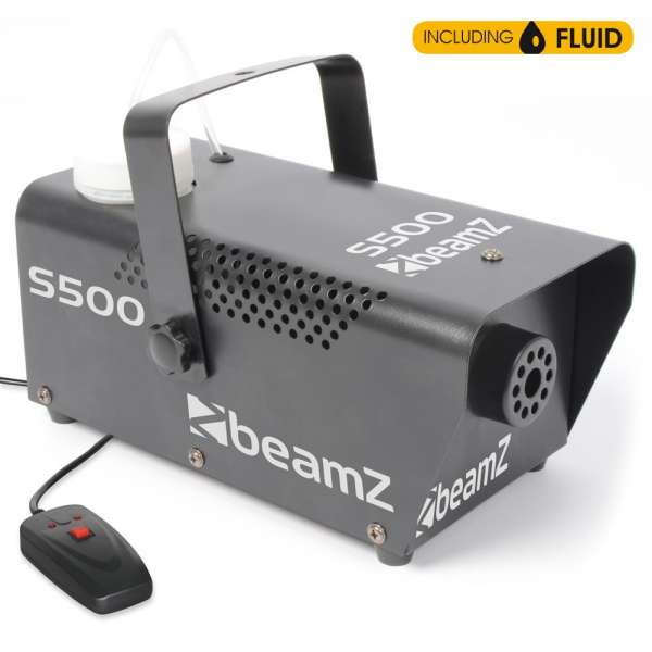 BeamZ S500 Nebelmaschine mit 250ml Nebelfluid