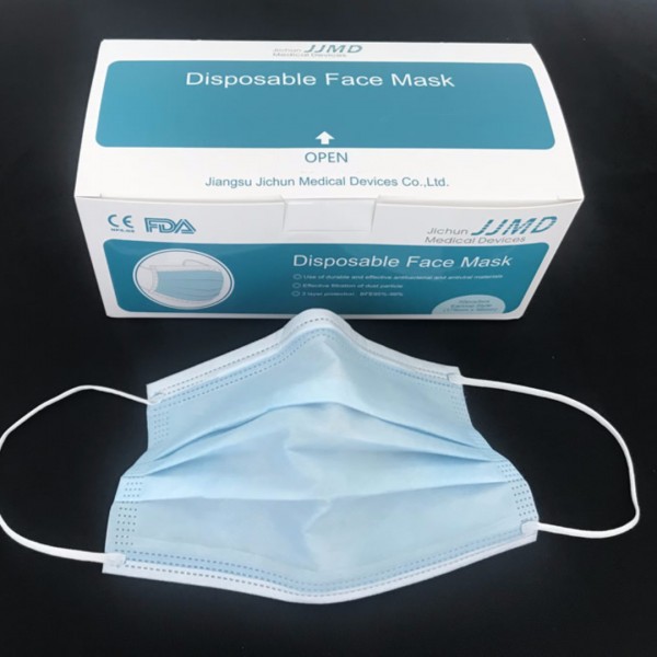 Mund-Nasen-Schutz Gesichtsmaske Einweg 50er Paket