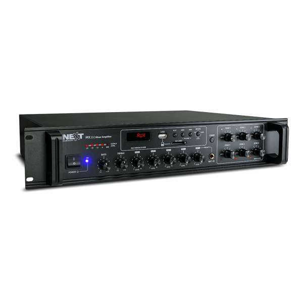 NEXT audiocom MX350 Mischverstärker 6 Zonen 350W 100V / 8 Ohm