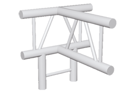 ExpoTruss X2K-30 Alu 2-Punkt T-Stück vertikal