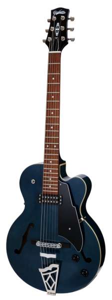 VOX Giulietta E-Gitarre, halbakustisch, Modeling, Transparent Blue