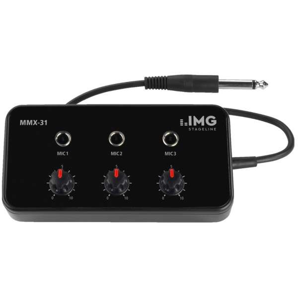 IMG Stageline MMX-31 3-Kanal Mikrofon Mixer / Extender