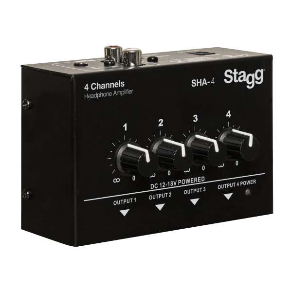 Stagg SHA-4 Kopfhörerverstärker 4 Kanal