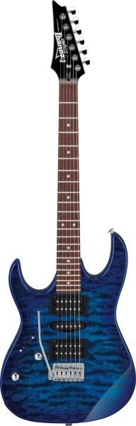 Ibanez GRX70QAL-TBB Gio Linkshand E-Gitarre Blue Burst