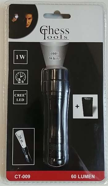 Chess Tool LEDs Taschenlampe 1 Watt inkl. Tasche