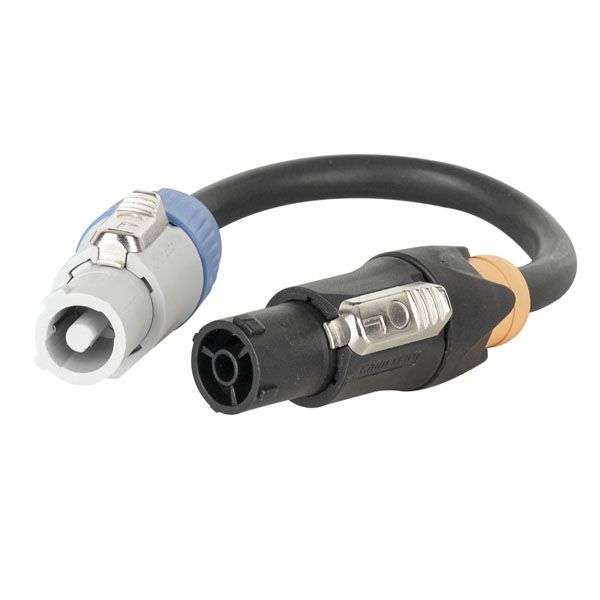 Showtec Powercon Out auf Powercon True 1 Stecker Adapterkabel