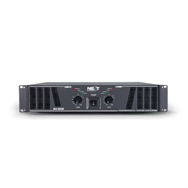 NEXT MA3200 Professional Power Amplifier 2x1600W - 2ohm