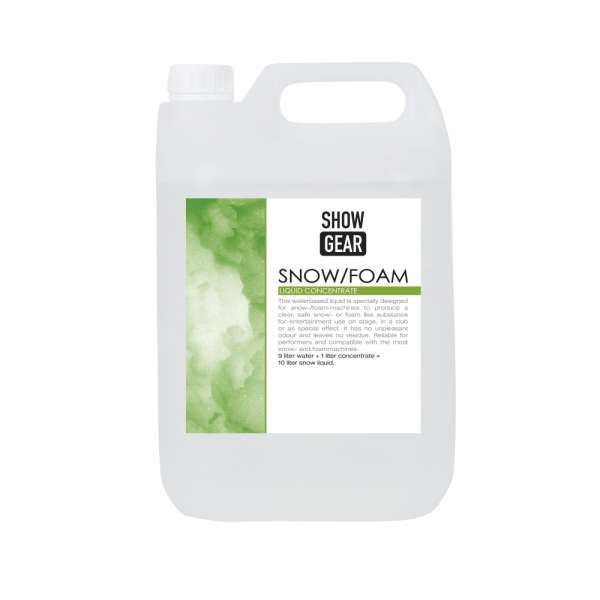 Showgear Schnee/Schaum Fluid 5L Konzentrat 1/10