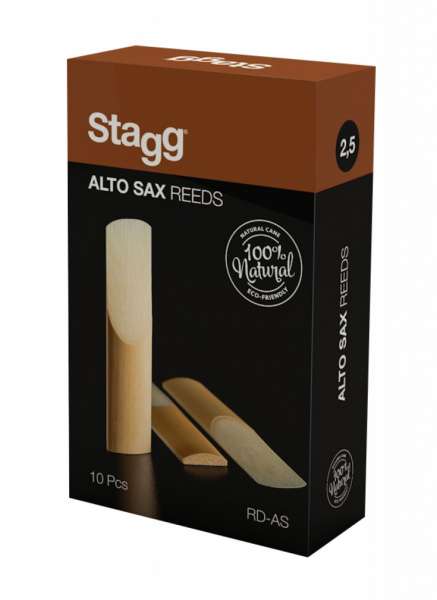 Blätter für Alt-Saxophon 2,5mm 10er Pack