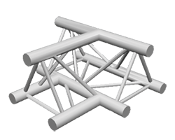 ExpoTruss X3K-30 Alu 3-Punkt 3-Weg T-Stück horizontal