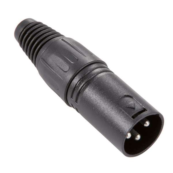 Adam Hall Connectors 7850 - XLR Stecker male schwarz